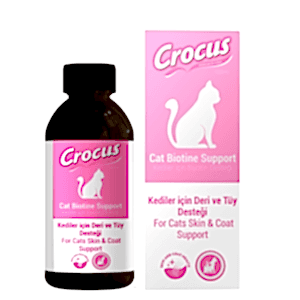 Crocus Biotine Support Deri ve Tüy Sağlığı Kedi Damlası 100 ML